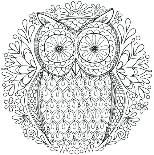 500x504 Mandalas Coloring Pages Complex Mandala Coloring Pages Printable