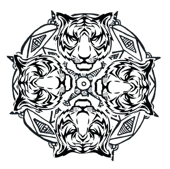 547x544 Hard Animal Coloring Pages Complicated Coloring Pages For Adults