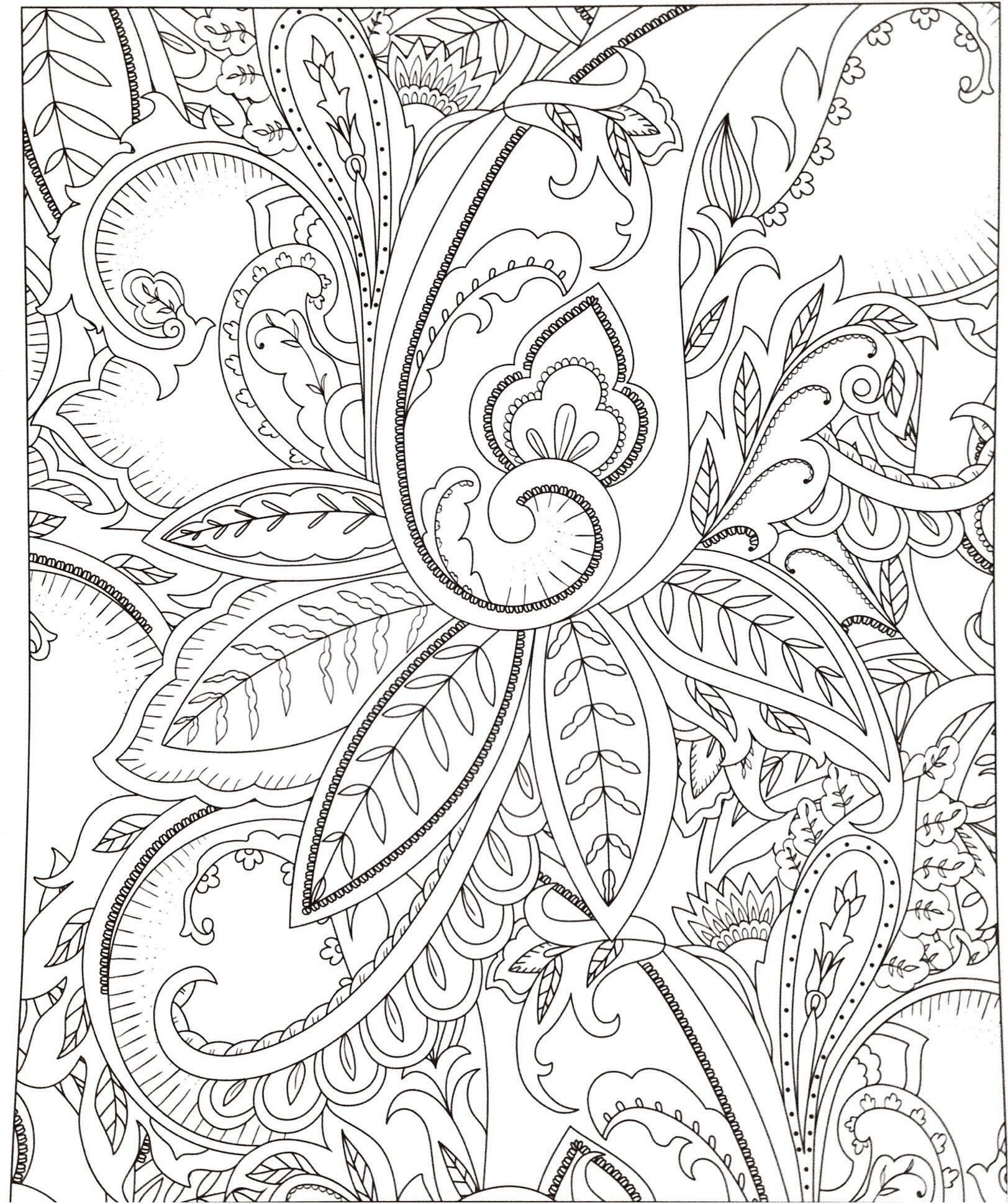 Complicated Coloring Pages