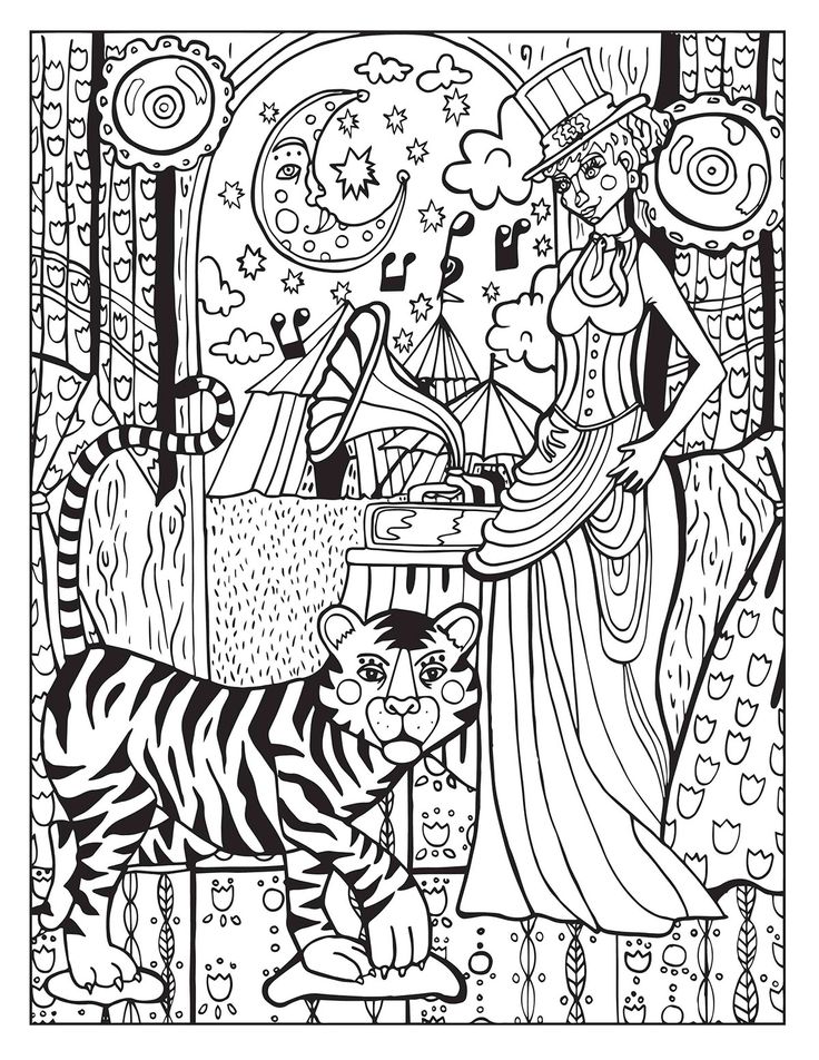736x952 9 Complicated Colouring In Pages