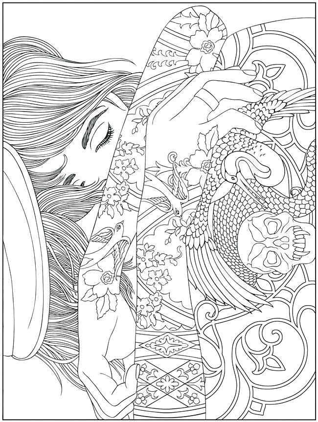 650x863 Coloring Complicated Coloring Pages