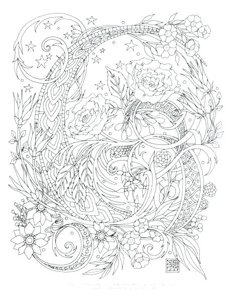 464x600 Complex Coloring Pages For Adults Complicated Coloring Pages Best