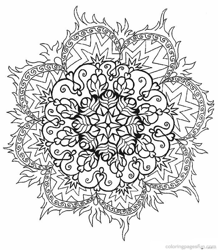 700x800 Abstract Coloring Pages
