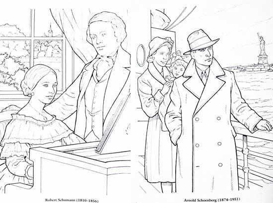 550x410 Composer Coloring Pages Great Composers Coloring Book Review Lacie