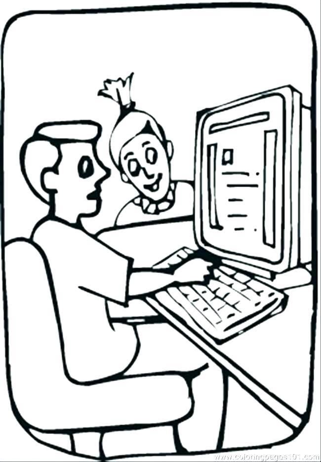 650x936 Computer Coloring Pages