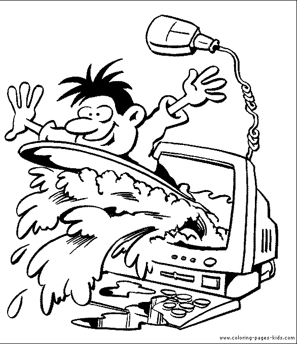 586x679 Computer Coloring Pages Awesome More Free Printable Puters Logo
