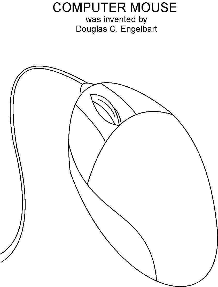 844x1110 Computer Mouse Coloring