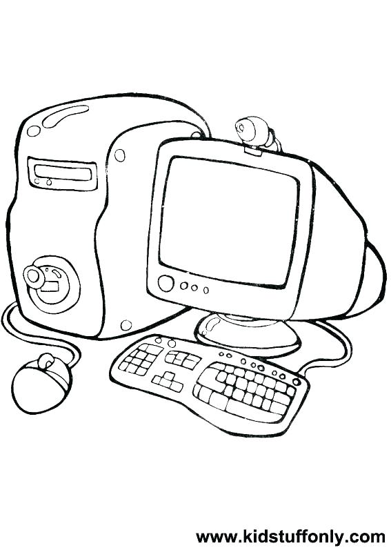 567x794 Kids N Coloring Pages Computer Computer Coloring Pictures