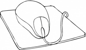 300x175 Computer Mouse Coloring Page 2014 For Kids