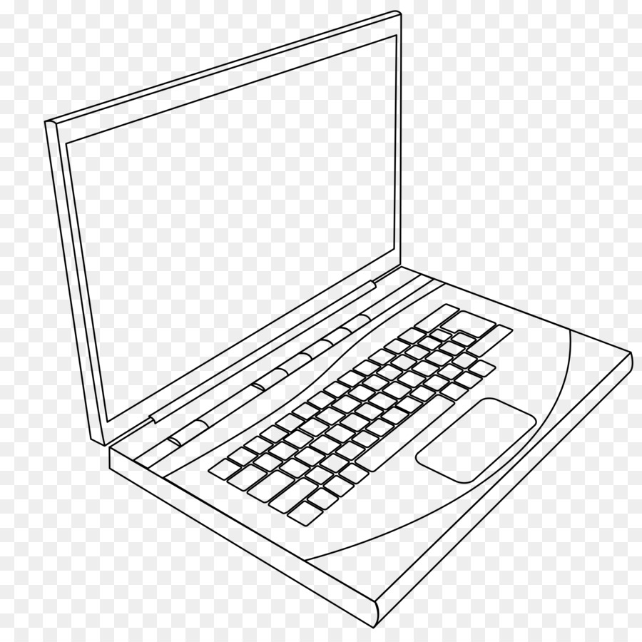 900x900 Laptop Coloring Book Computer Keyboard Page