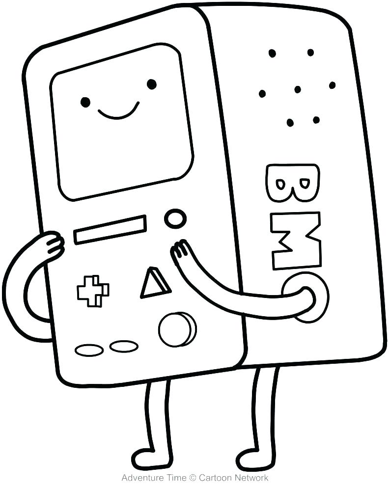 792x992 Computer Coloring Page