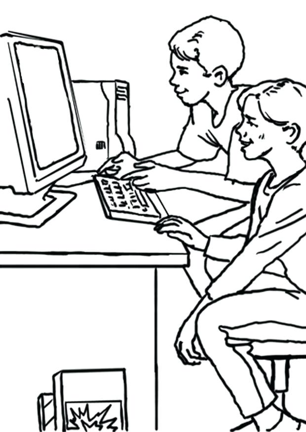 620x875 Coloring Pages On The Computer Computer Coloring Pages Coloring