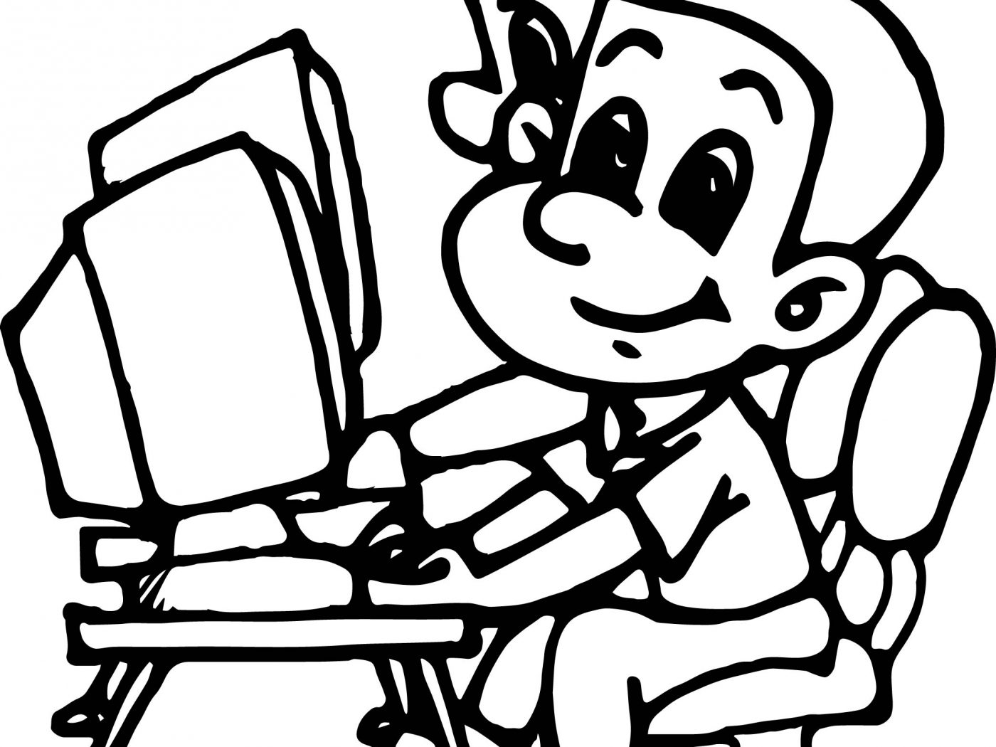 1400x1050 Magnificent Computer Lab Coloring Pages Image
