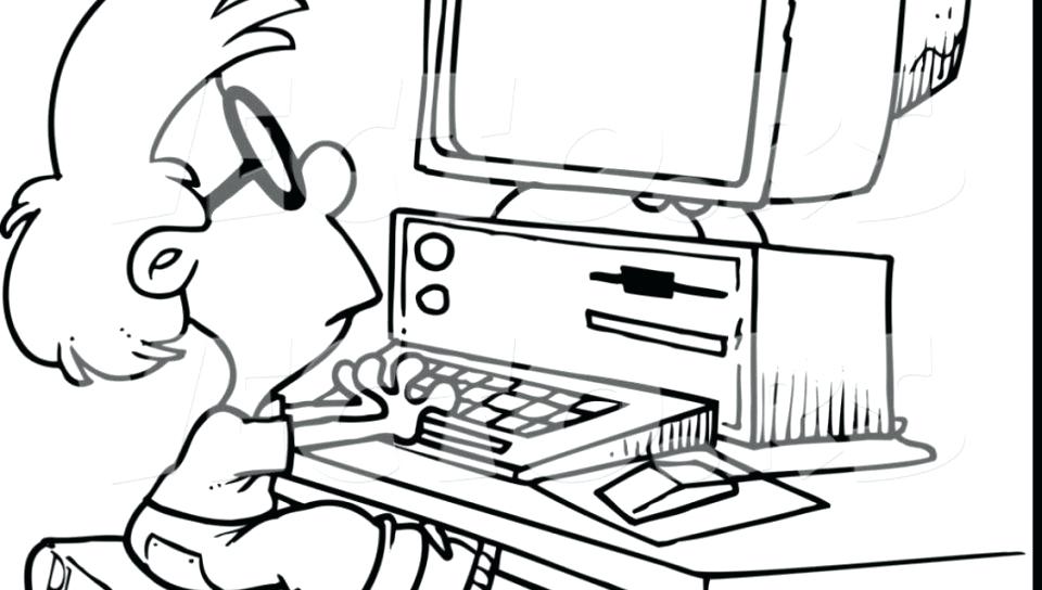 960x544 Computer Coloring Pages Computer Mouse Coloring Pages For Kids