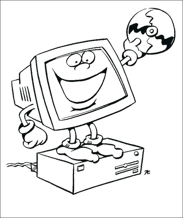 600x716 Computer Parts Coloring Pages Autoinsuranceny.club