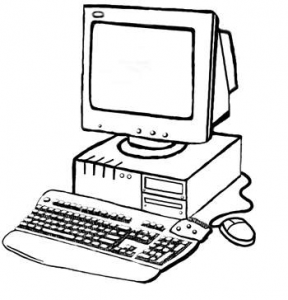 288x300 Printable Coloring Pages Of Computer Parts