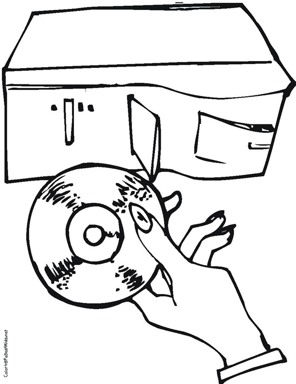 600x778 Computer Coloring Pages