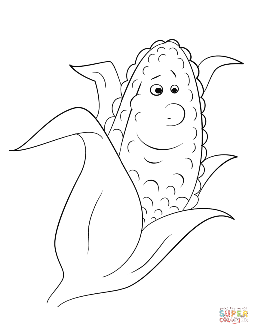 848x1098 Ear Coloring Page Vector Of A Cartoon Man Listening To Conch Shell