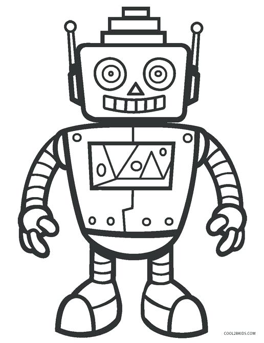 516x670 Robot Coloring Pages Coloring Sheets Free Printable Robot Coloring