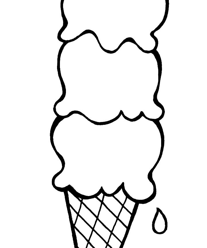 722x864 Ice Cream Coloring Page To Download Kids Printable Free Pages