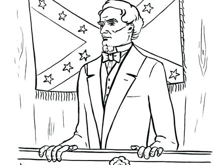 440x330 Coloring Confederate Flag Coloring Page Free Printable Pages