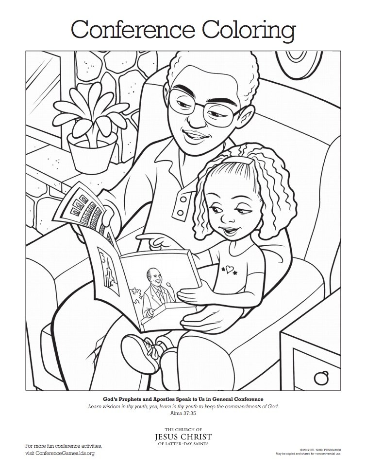 754x970 Lds General Conference Activities For Kids