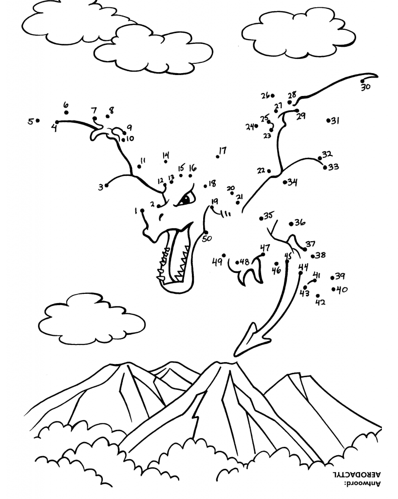 817x1024 Robot Connect The Dots Coloring Pages For Kids Dot To Printables