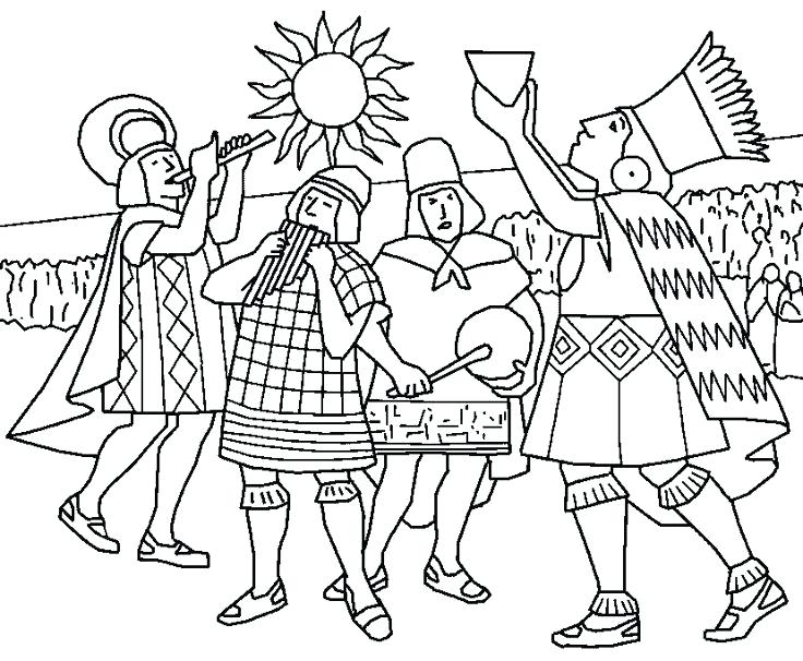 736x606 Inca Coloring Pages Empire Page 3 Wallpaper For Girls