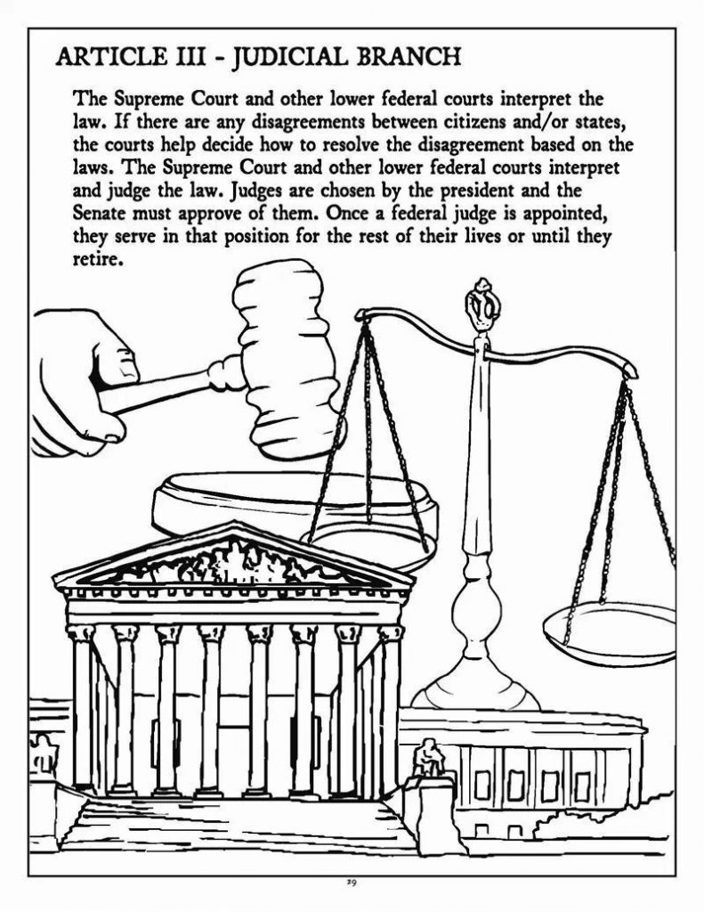 791x1024 Us Constitution Coloring Pages