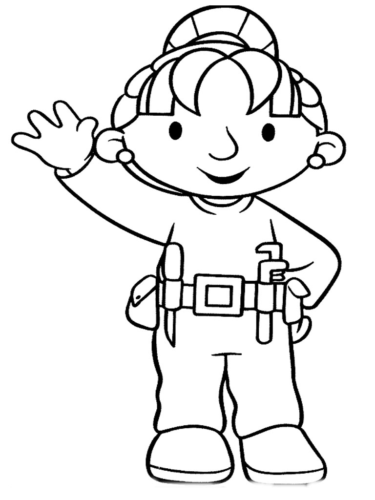 768x1024 Construction Tools Coloring Pages