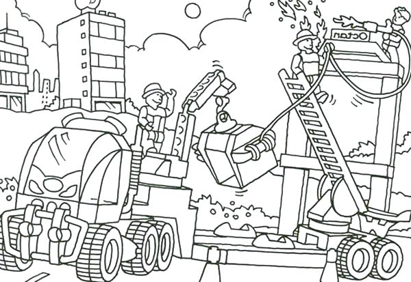 600x413 Construction Coloring Pages Free Construction Coloring Pages