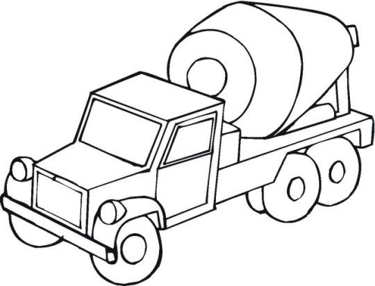 540x412 Construction Coloring Pages (3) Preschool