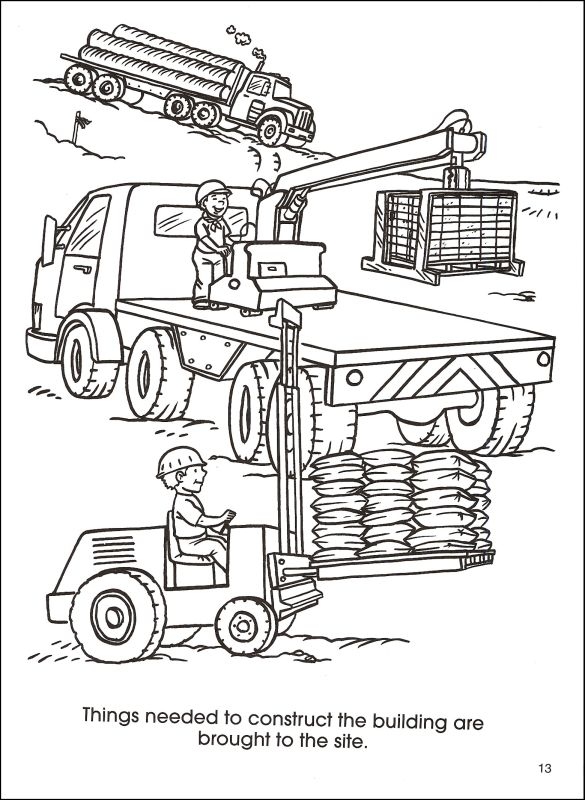 585x800 Construction Coloring Pages Best Of Free Construction Site