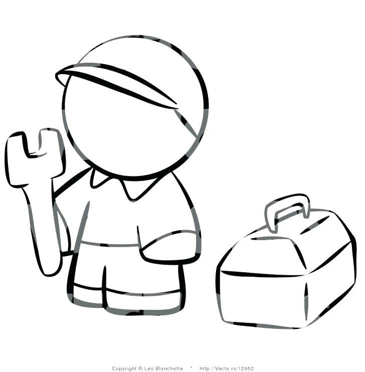 728x742 Tools Coloring Pages Tools Coloring Pages Ideas Construction Tools