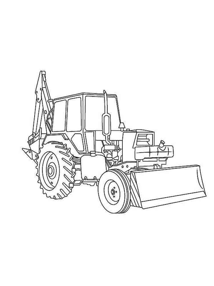 750x1000 Construction Vehicles Coloring Pages. Download And Print