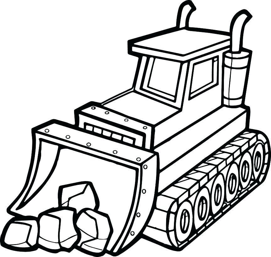 863x819 Bulldozer Coloring Pages Construction Coloring Pages Construction