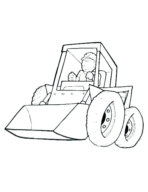 618x800 Construction Vehicle Coloring Pages