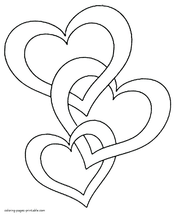 736x887 Valentine Heart Coloring Pages And Heart Coloring Pages Valentine