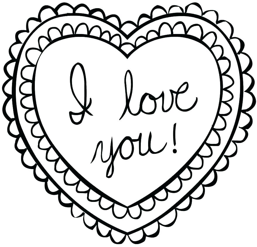 878x843 Valentine Hearts Coloring Pages Roses And Hearts Coloring Pages