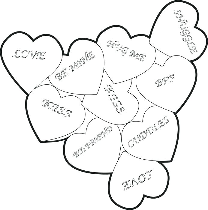 693x700 Valentines Hearts Coloring Pages Heart Coloring Pages To Print