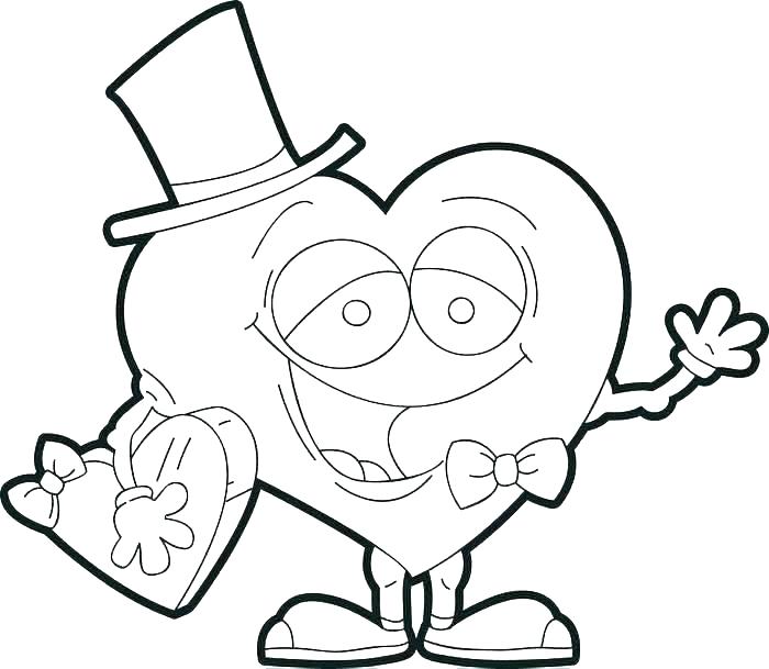 700x609 Valentines Hearts Coloring Pages