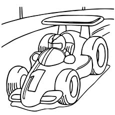 230x230 Top 25 Race Car Coloring Pages For Your Little Ones