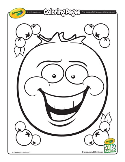 433x560 Silly Scents Blueberry Coloring Page Free Coloring Pages