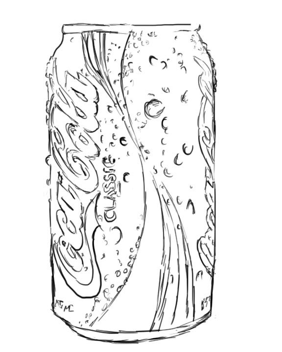 576x720 Coke Cola Color Page Coca Cola Can Colouring Pages Coloring