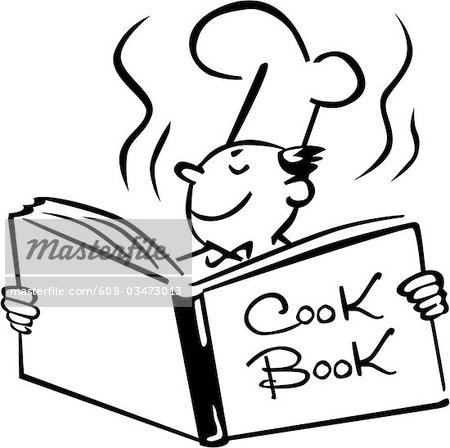 450x448 Cookbook Clipart 608 03473013em A Chef Opening A Cook Bookjpg