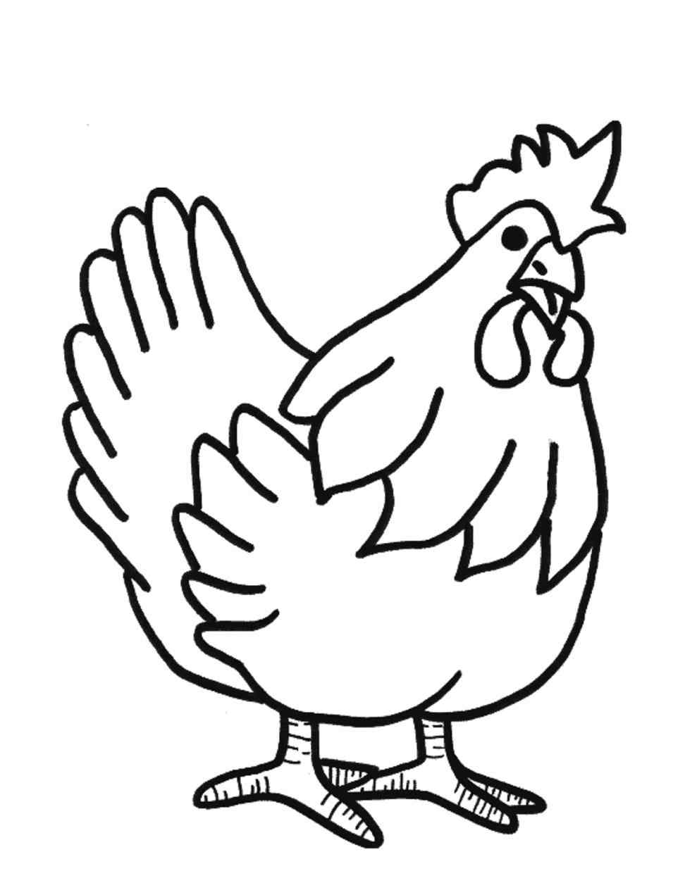972x1237 Cooked Chicken Coloring Pages Online Coloring Printable