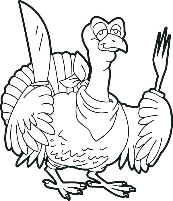 603x700 Coloring Page Turkey Coloring Page Turkey Cooked Turkey Coloring