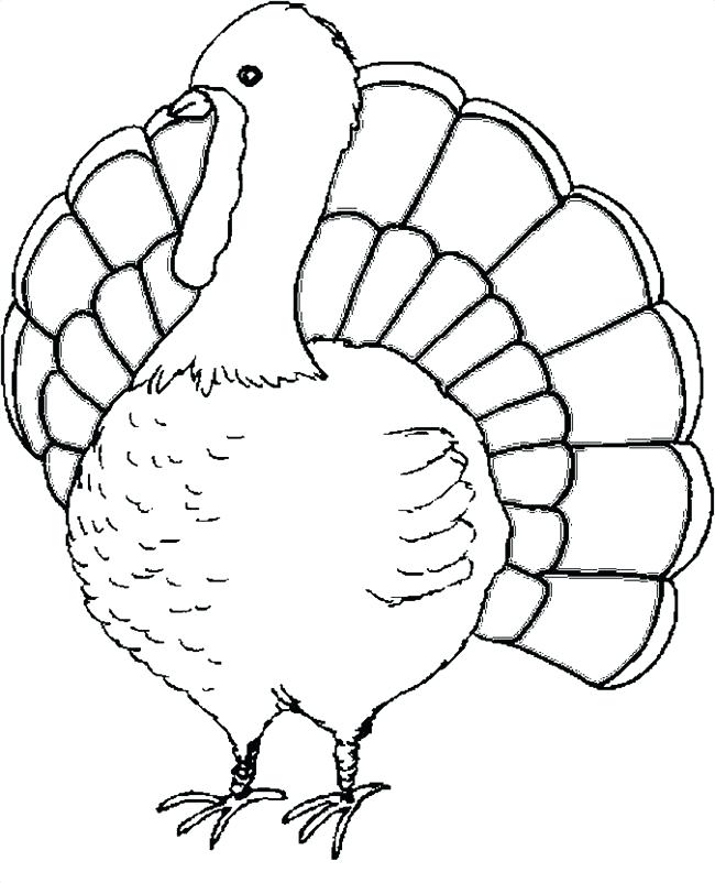 650x802 Coloring Page Turkey Cooked Turkey Coloring Page Free