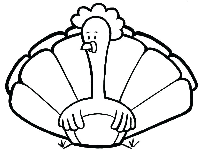 871x648 Coloring Page Turkey Turkey Coloring Page Without Feathers