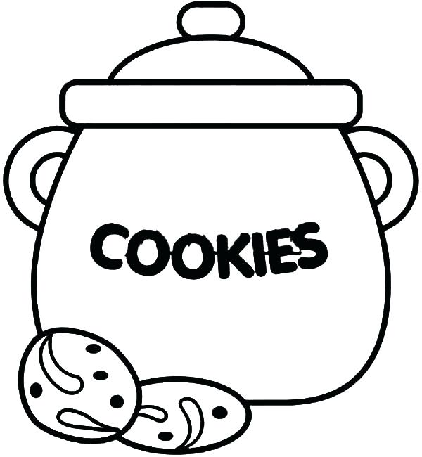 600x650 Cookie Coloring Page Cookie Jar How To Draw Cookie Jar Coloring